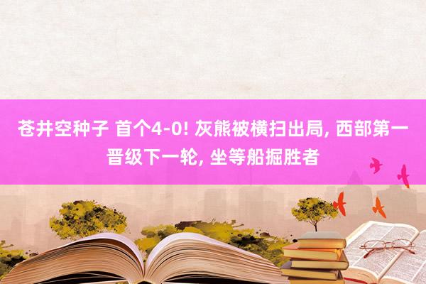 苍井空种子 首个4-0! 灰熊被横扫出局, 西部第一晋级下一